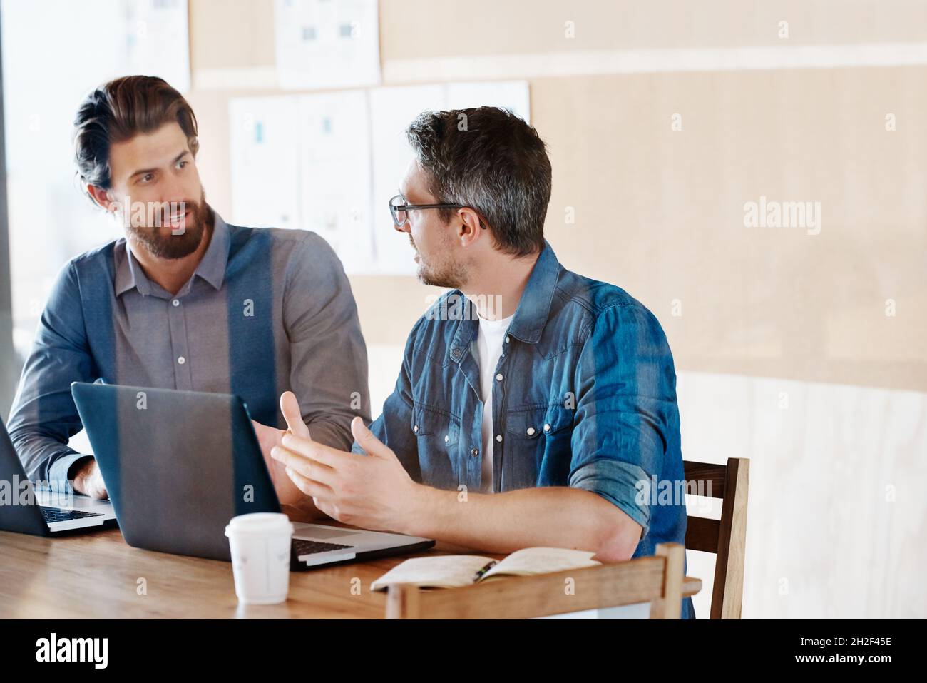 Lassen Sie mich erklären... Stockfoto