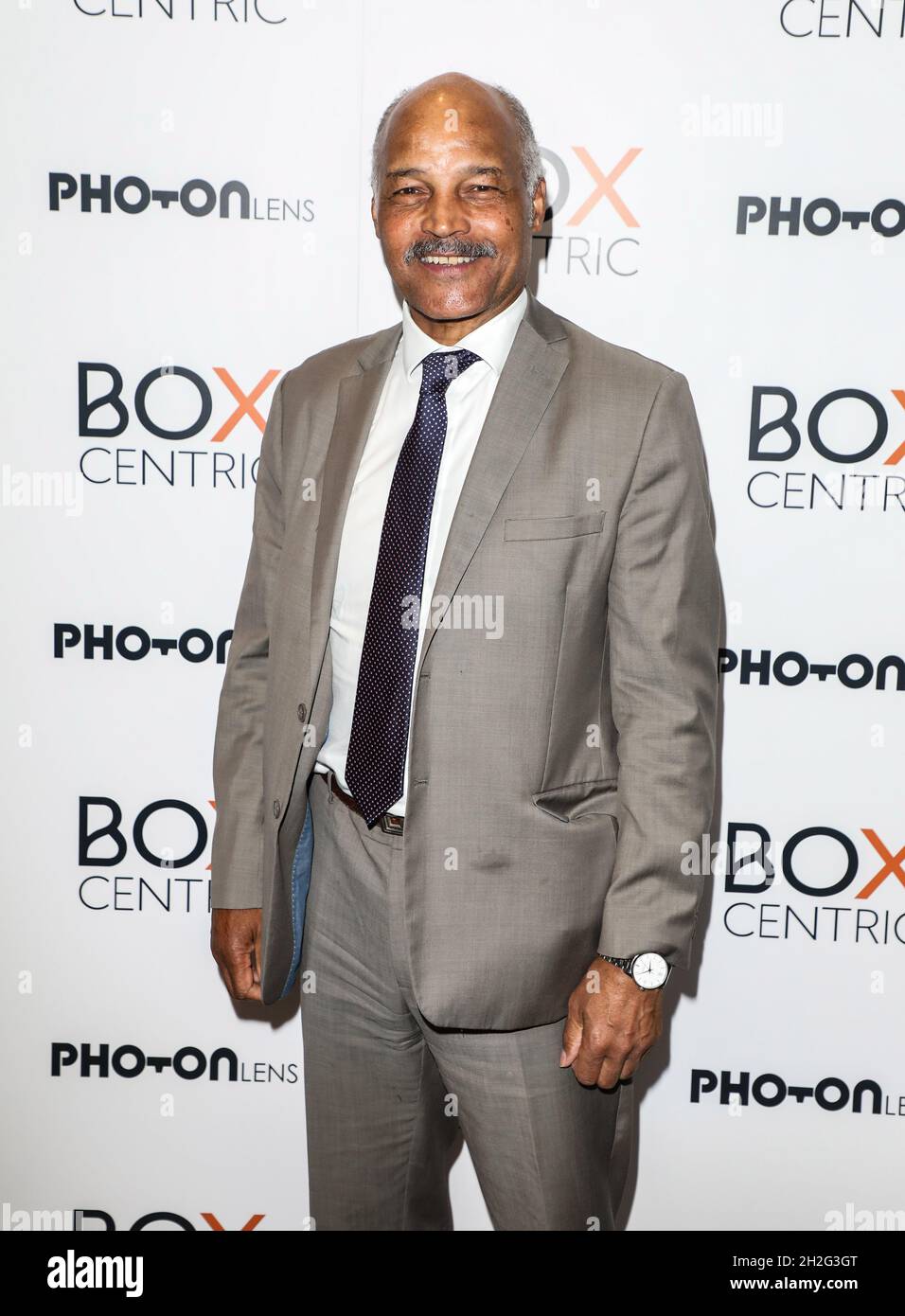 London, Großbritannien. Oktober 2021. John Conteh nimmt an der Startparty für den Boxcentric-Privatclub in London Teil. (Foto von Brett Cove/SOPA Images/Sipa USA) Quelle: SIPA USA/Alamy Live News Stockfoto