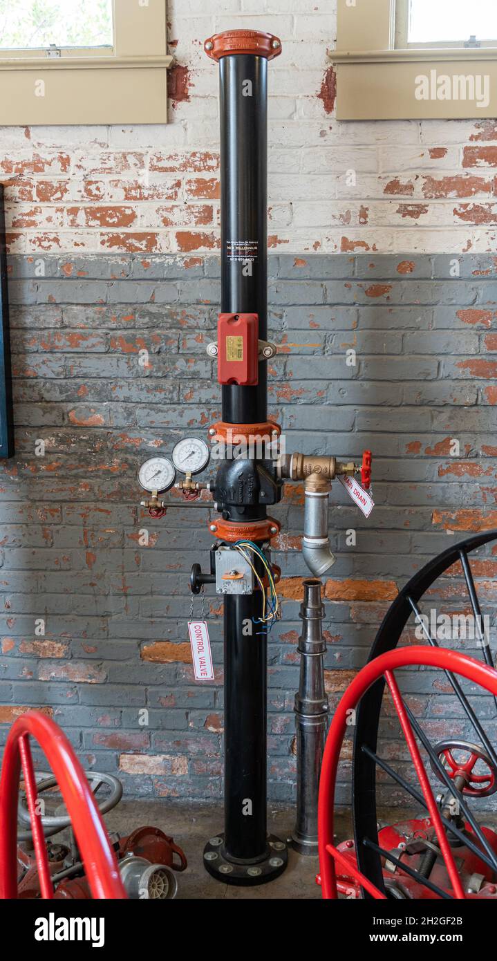 Sprinklersteigleitung - Tampa, Florida, USA Stockfoto