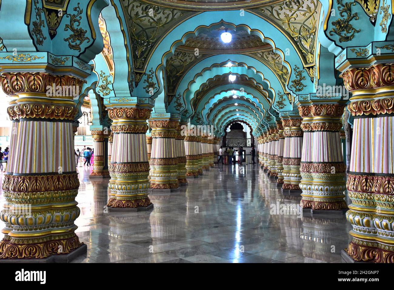 mysore Palace, mysore, Karnataka, indien Stockfoto