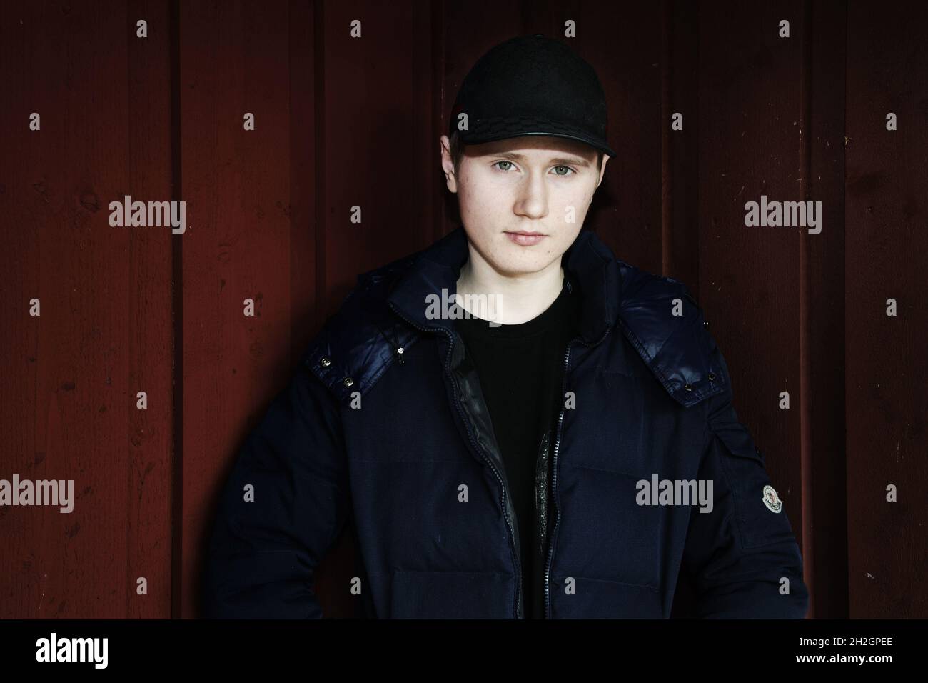 Der schwedische Rapper Einár, echter Name Einar Gronberg, wurde am Donnerstagabend des 21. Oktober 2021 in Stockholm erschossen. Bildunterschrift: Einár fotografiert am 3. April 2019. Foto: Olle Sporrong / Expressen / TT / Code 7112 Stockfoto