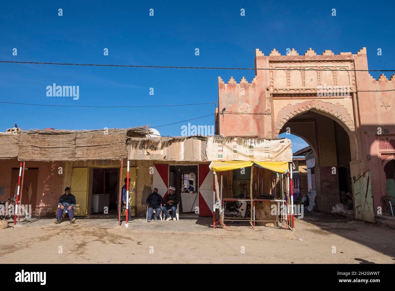 Marokko, Alnif, Alltag Stockfoto