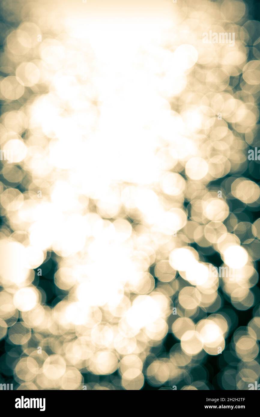 Grafisches Element mit Reflexionen und Blasen Stockfoto