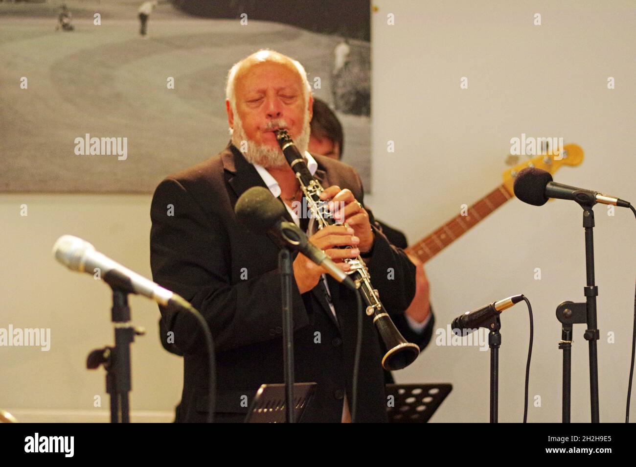 Pete Allen, The Pete Allen Band, Deanwood Park Golf Club, Newbury, Berks, 10. Oktober 2021. Stockfoto