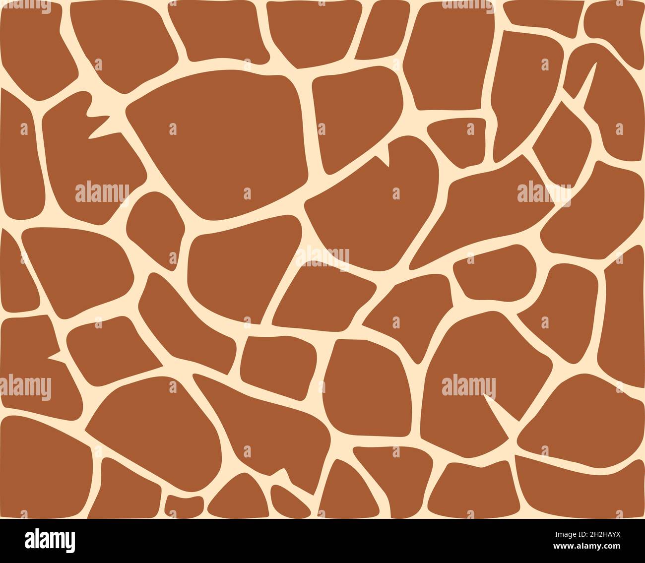 Giraffe Hintergrund Tier Haut Vektor Illustration Stock Vektor