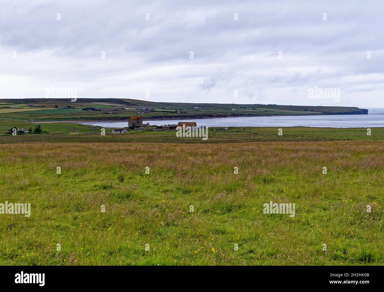 Landschaften der Umgebung von John O' Groats - Schottland, Großbritannien, Europa Stockfoto