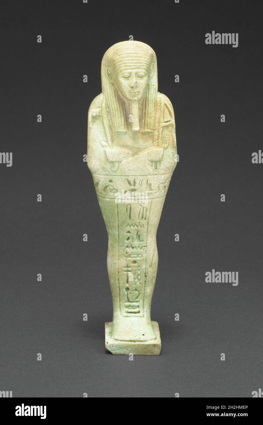 Shabti von Horu, Ägypten, späte Periode, Dynastie 26 (664-525 v. Chr.). Stockfoto