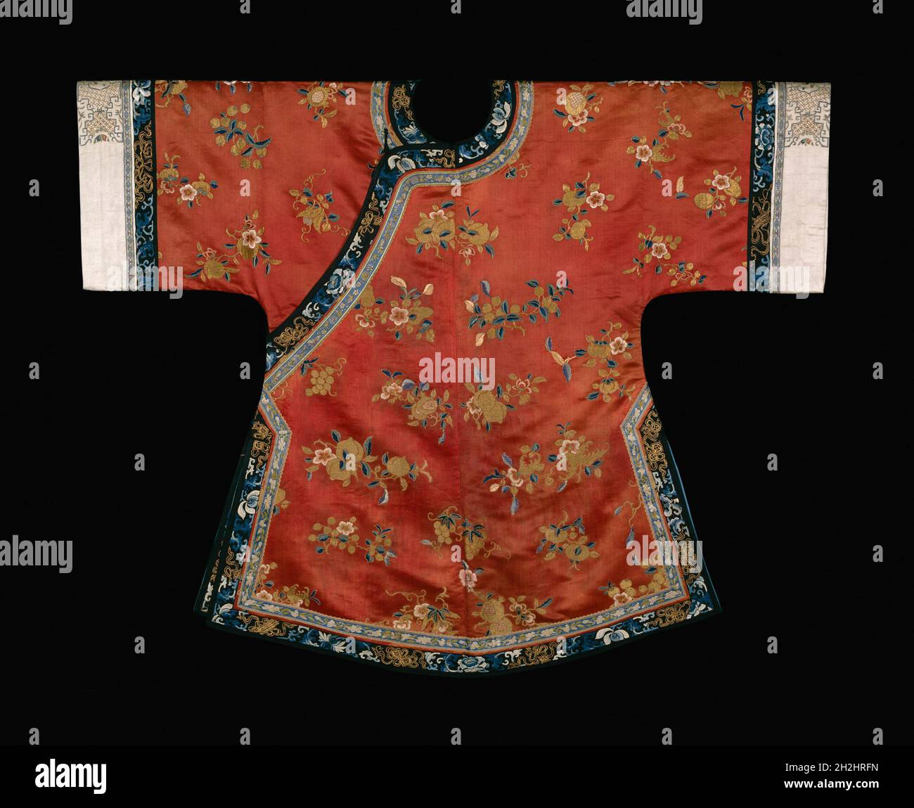 Woman's Ao (Short Robe), China, Qing-Dynastie (1644-1911), 1800/50. Stockfoto