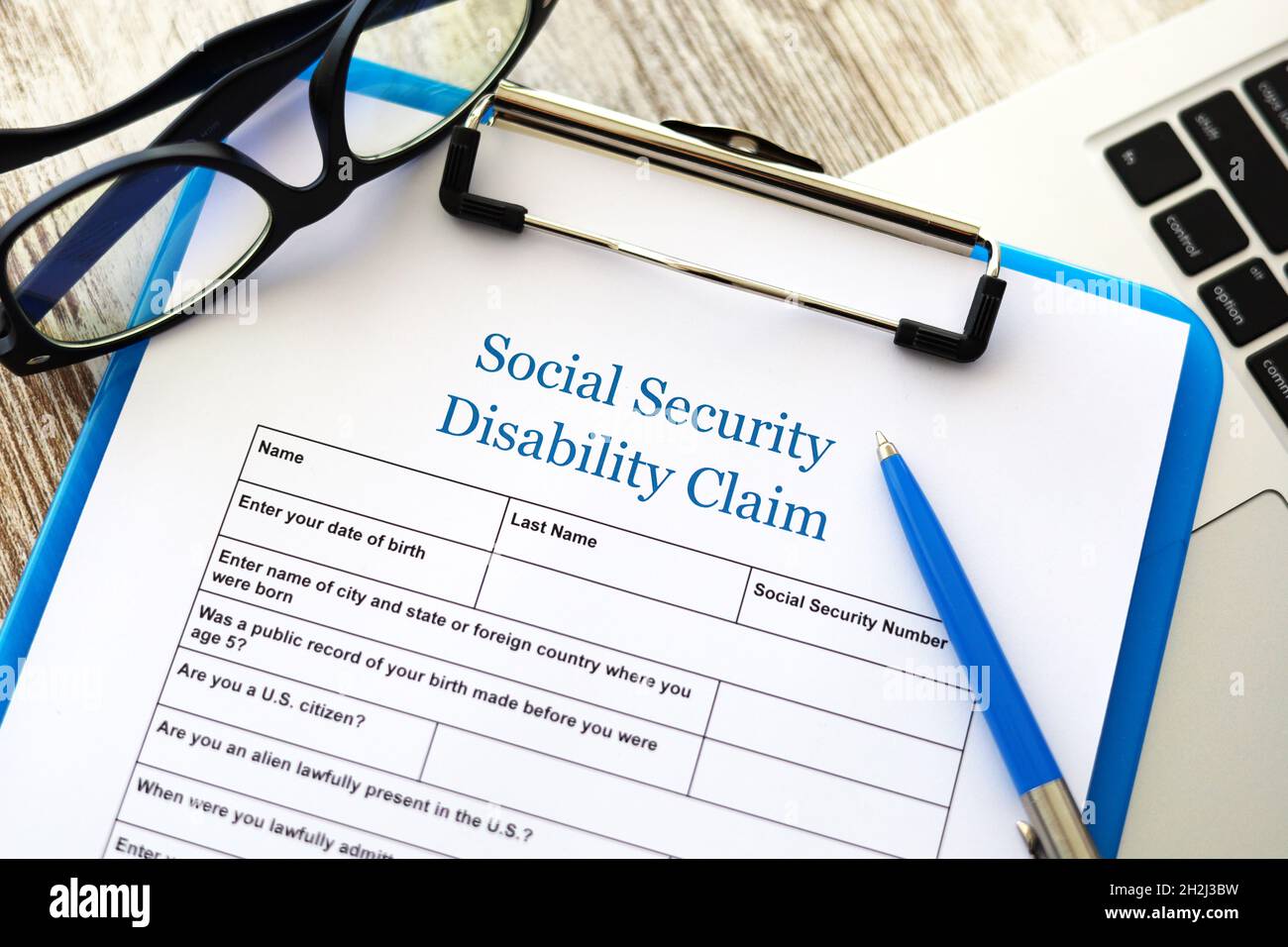 Antragsformular Sozialversicherung Leistungen Beschäftigung Und Arbeit Stockfoto