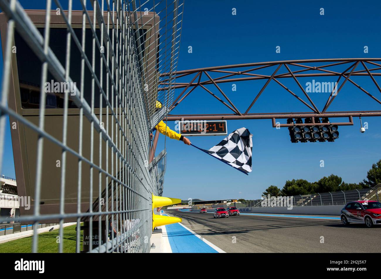 Le Castellet (Südostfrankreich). 2013/06/14. Auf dem Circuit Paul Ricard, dem 24-Stunden Audi Endurance Experience. Eine Meisterschaft, die Audi vorbehalten ist Stockfoto