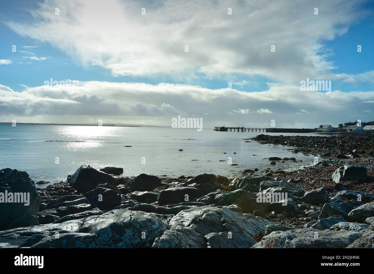 Bruichladdich Islay Scotland Großbritannien Stockfoto