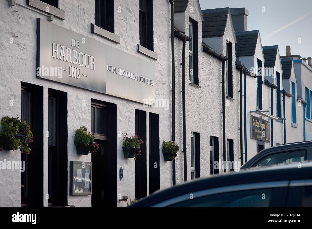 Main Street Bowmore Islay Scotland Großbritannien Stockfoto