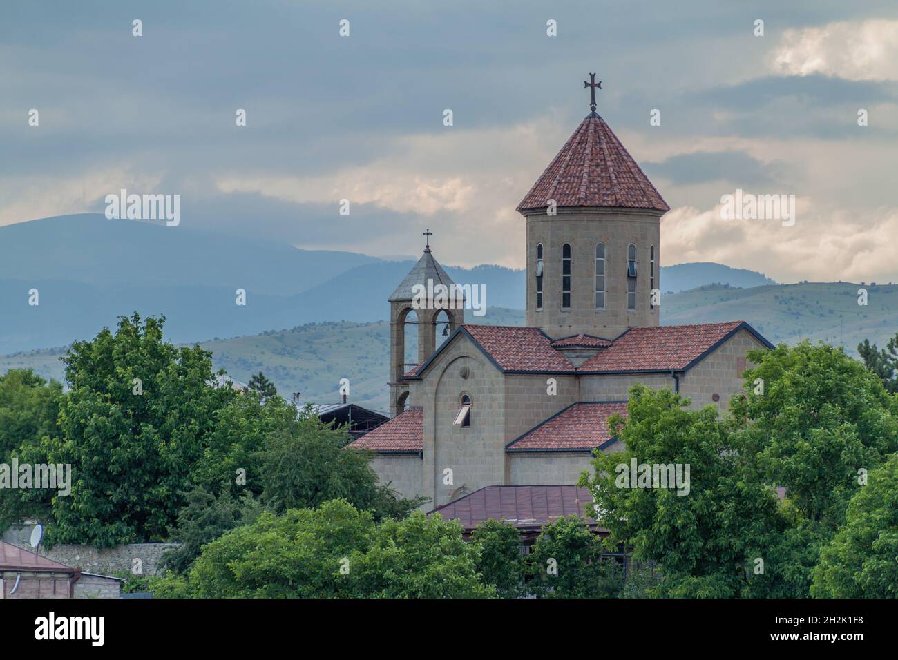 St. Marine Kirche in der Stadt Akhaltsikhe, Georgien Stockfoto