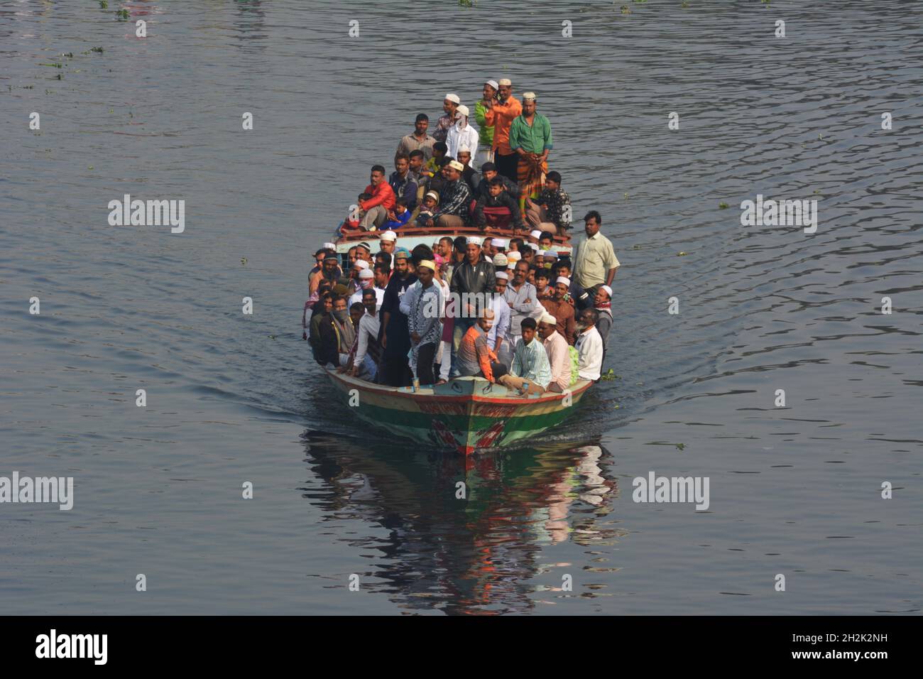 Fluss und Boot aus Bangladesch Stockfoto