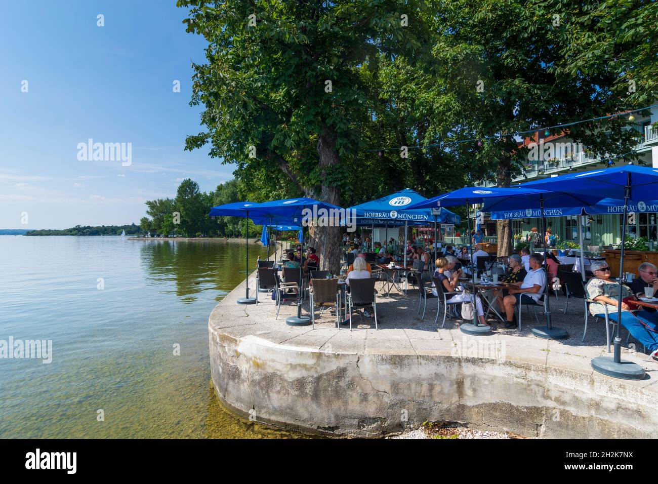Ammersee Biergarten Direkt Am See Biergarten am see ammer -Fotos und -Bildmaterial in hoher Auflösung – Alamy
