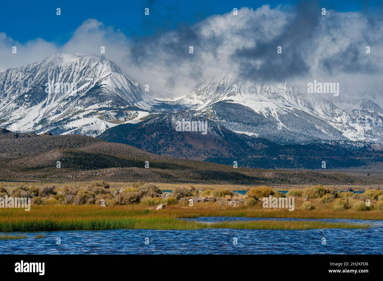 Clearing Storm, Mount Gibbs, Mount Dana, Eastern Sierra, Mono Basin National Forest Scenic Area, Inyo National Forest, Kalifornien Stockfoto