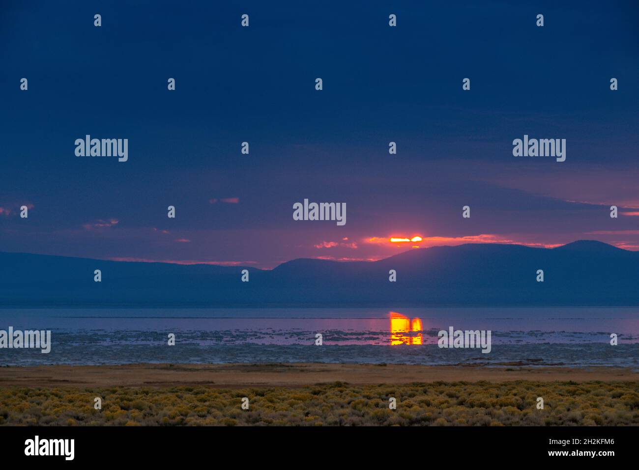 Sunrise, Mono Lake, Mono Basin National Forest Scenic Area, Inyo National Forest, Eastern Sierra, Kalifornien Stockfoto