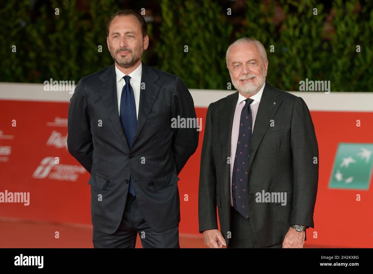 Luigi De Laurentiis und Aurelio De Laurentiis besuchen den roten