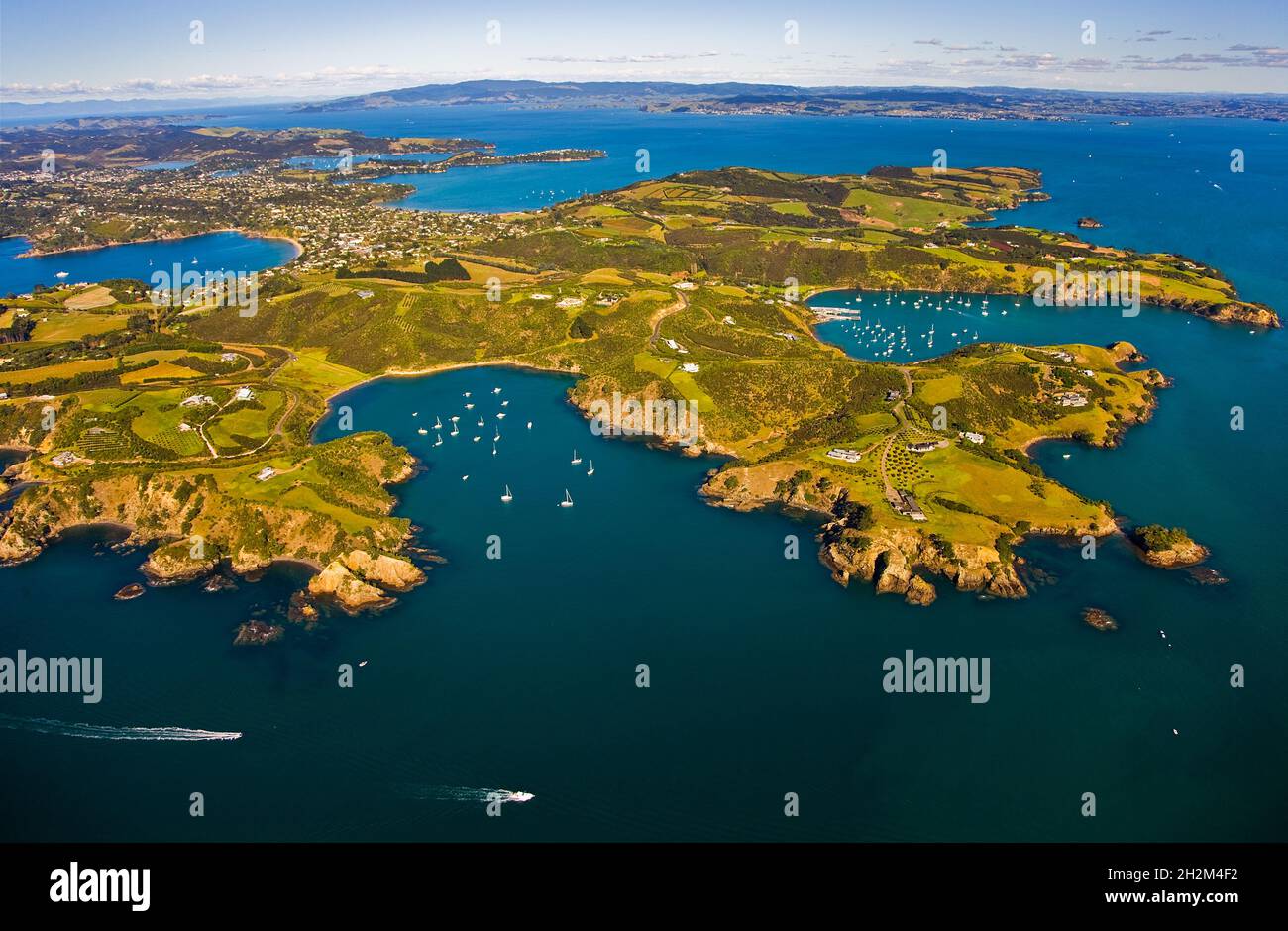 Waiheke Island-West End Stockfoto