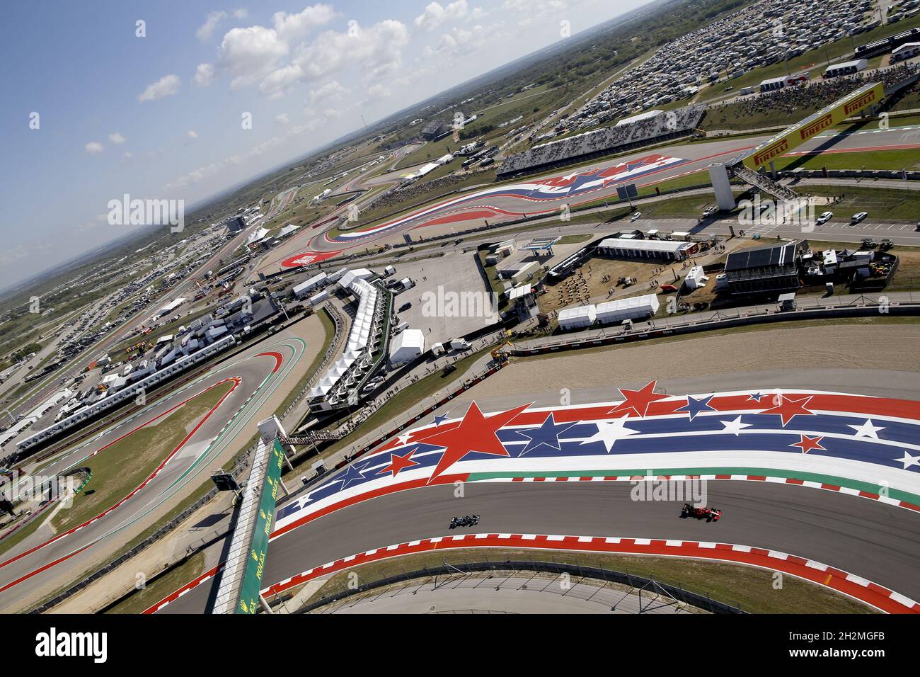 Austin, USA. 22. Okt, 2021. Illustration, Ambiente, Landschaft, paysage, Während des Formel 1 Aramco United States Grand Prix 2021, 17. Runde der 2021 FIA Formel 1 Weltmeisterschaft vom 21. Bis 24. Oktober 2021 auf dem Circuit of the Americas, in Austin, Texas, USA - Foto: Dppi/DPPI/LiveMedia Kredit: Independent Photo Agency/Alamy Live News Stockfoto