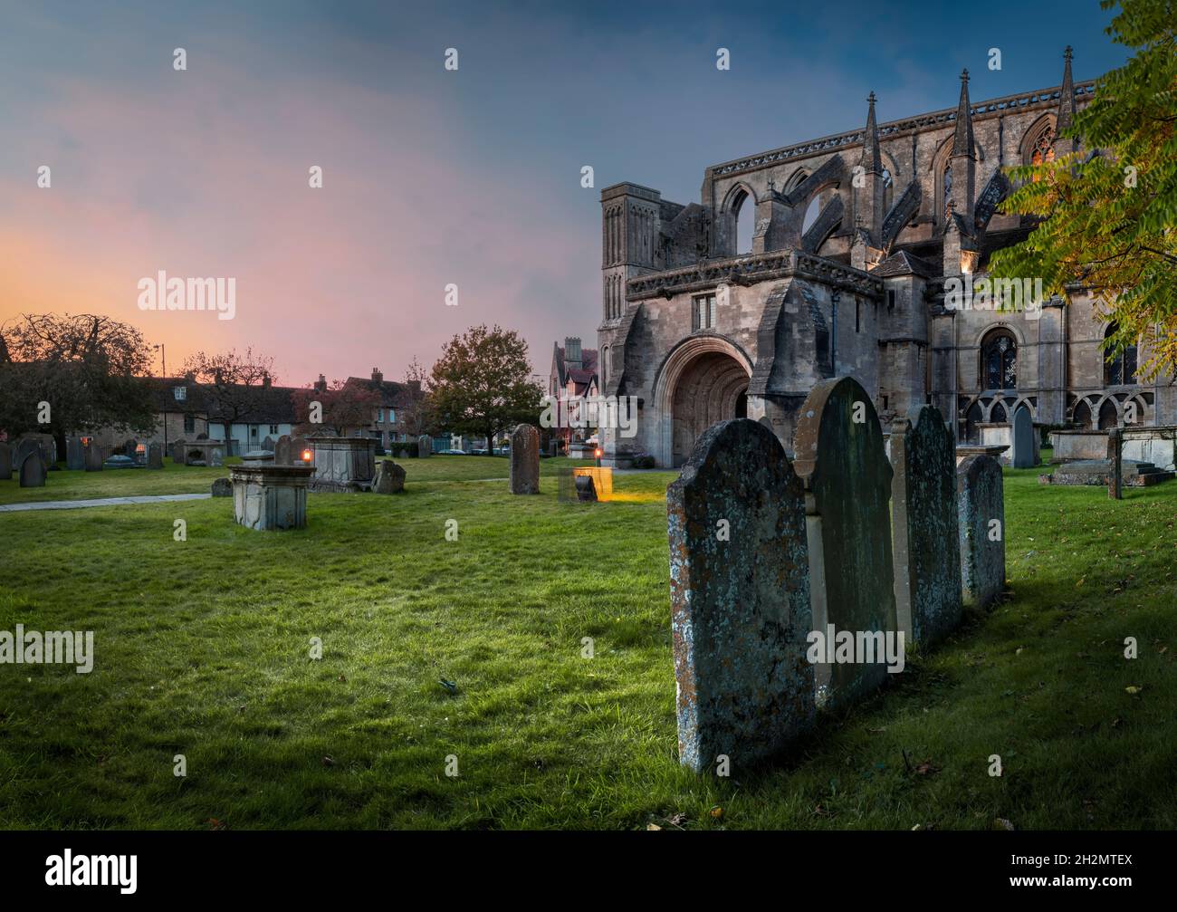 Malmesbury, Wiltshire, England. Sonntag 17. Oktober 2021 - nach einem nassen Start im Westen Englands verbessert sich das Wetter im Laufe des Tages wi Stockfoto