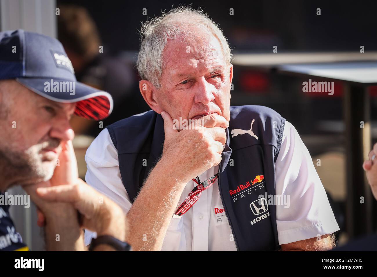 Austin, USA. Oktober 2021. MARKO Helmut (aut), DriversaÂ¤aÂÂ¢ Manager von Red Bull Racing, Portrait während des Formel 1 Aramco United States Grand Prix 2021, 17. Lauf der FIA Formel 1 Weltmeisterschaft 2021 vom 21. Bis 24. Oktober 2021 auf dem Circuit of the Americas, in Austin, Texas, Vereinigte Staaten von Amerika - Foto: Antonin Vincent/DPPI/LiveMedia Kredit: Unabhängige Fotoagentur/Alamy Live News Stockfoto