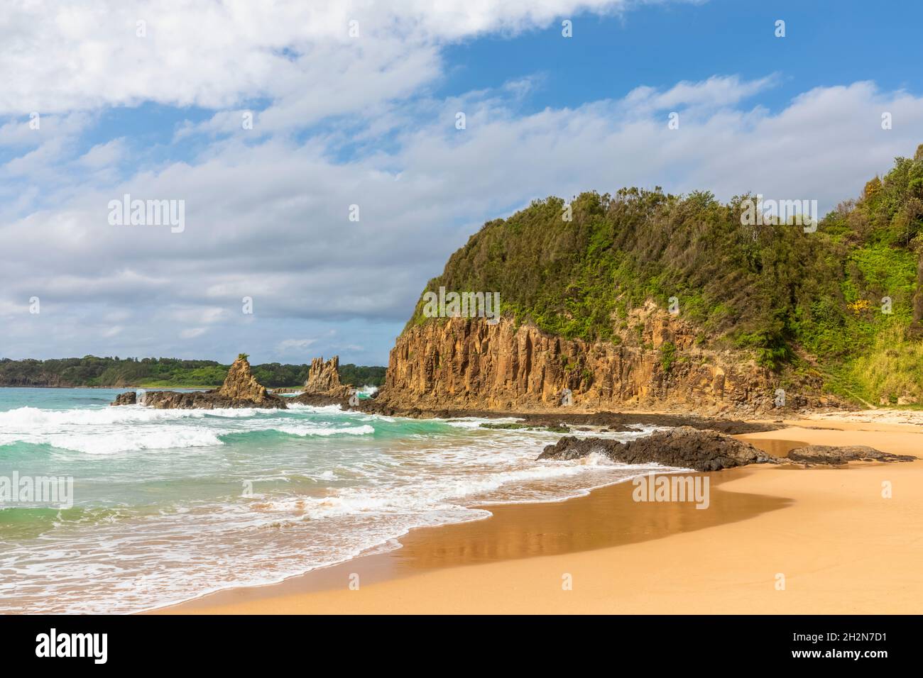 Im Sommer scheint die Sonne über Jones Beach, Australien Stockfoto