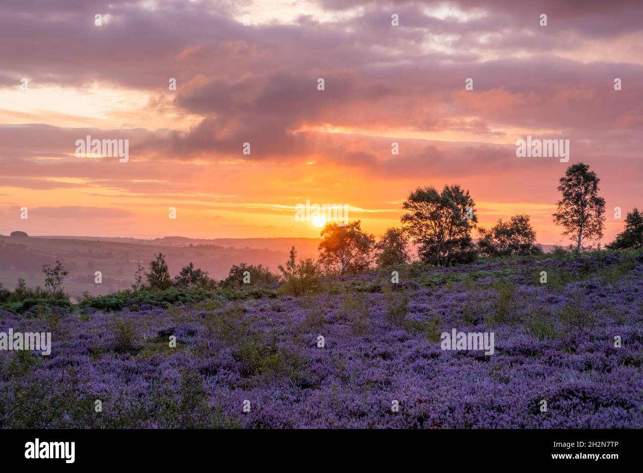 Wetter Bei Sonnenaufgang Stockfoto