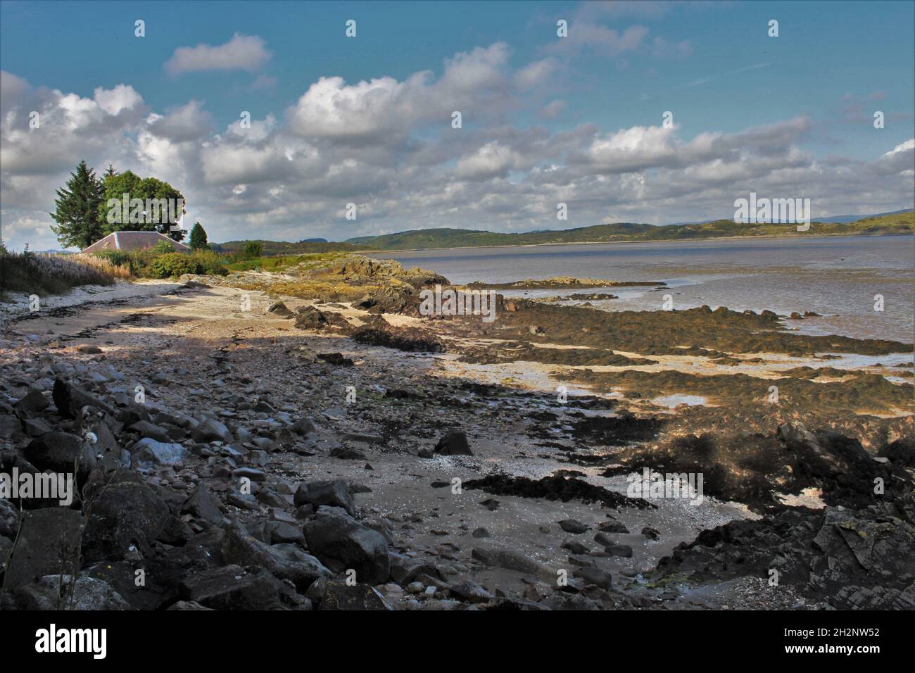 Balcary Bay - Schottland Stockfoto