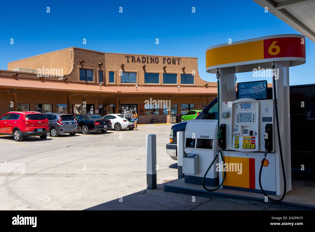 USA, ARIZONA. STRASSE 66 Stockfoto