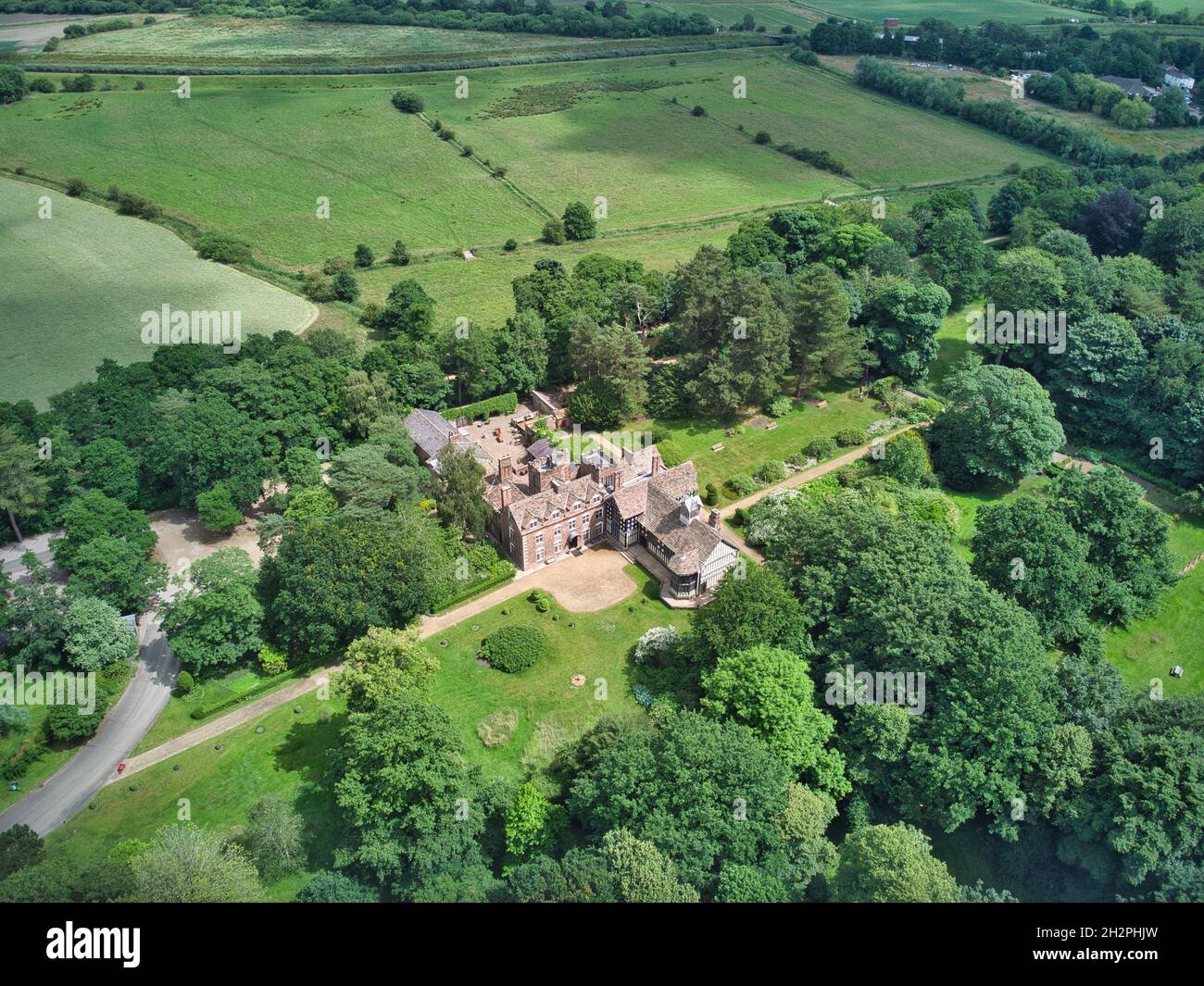 Rufford Old Hall Stockfoto