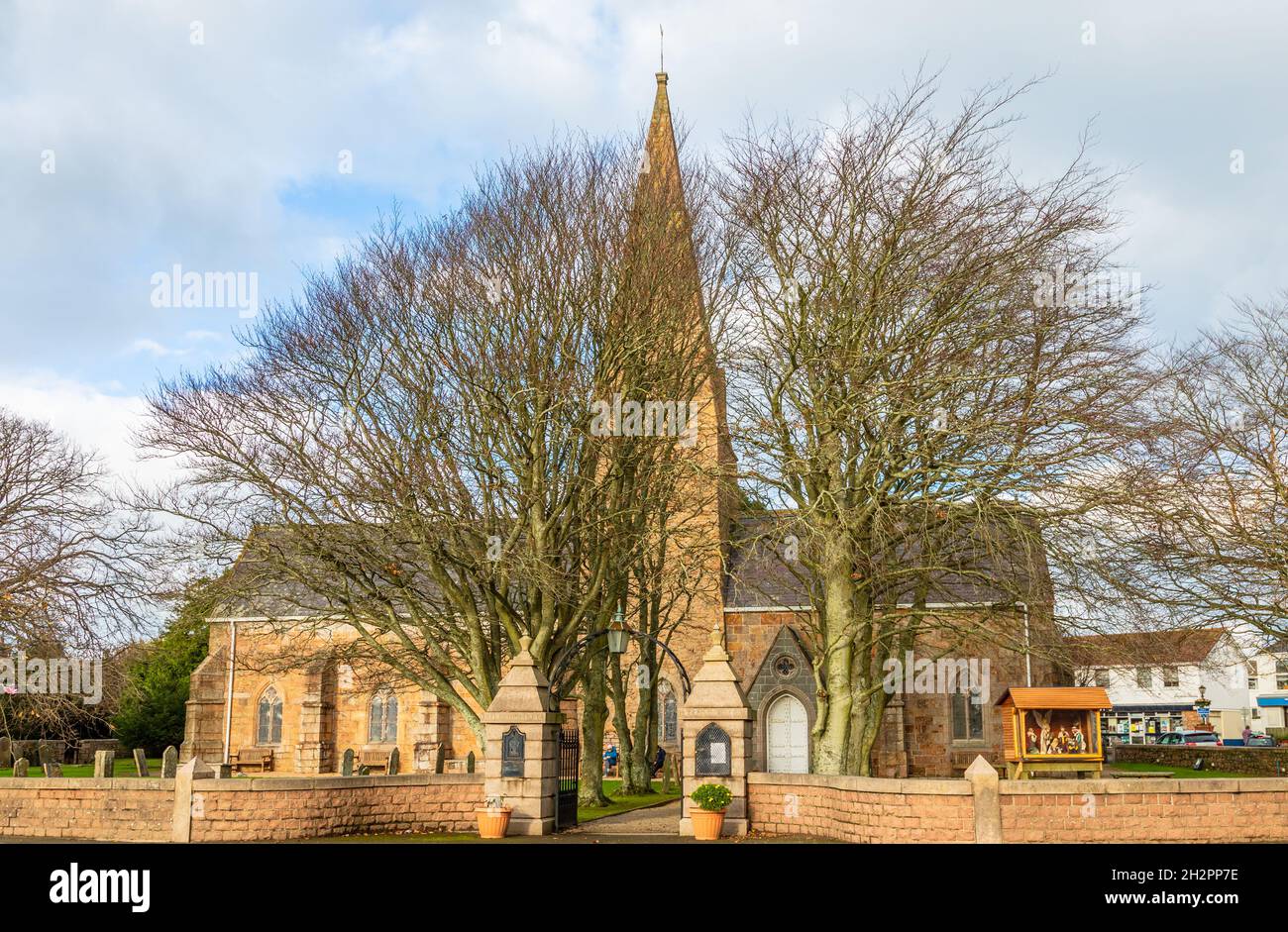 Pfarrkirche Saint John, Gerichtsgebäude von Jersey, Kanalinseln, Großbritannien Stockfoto