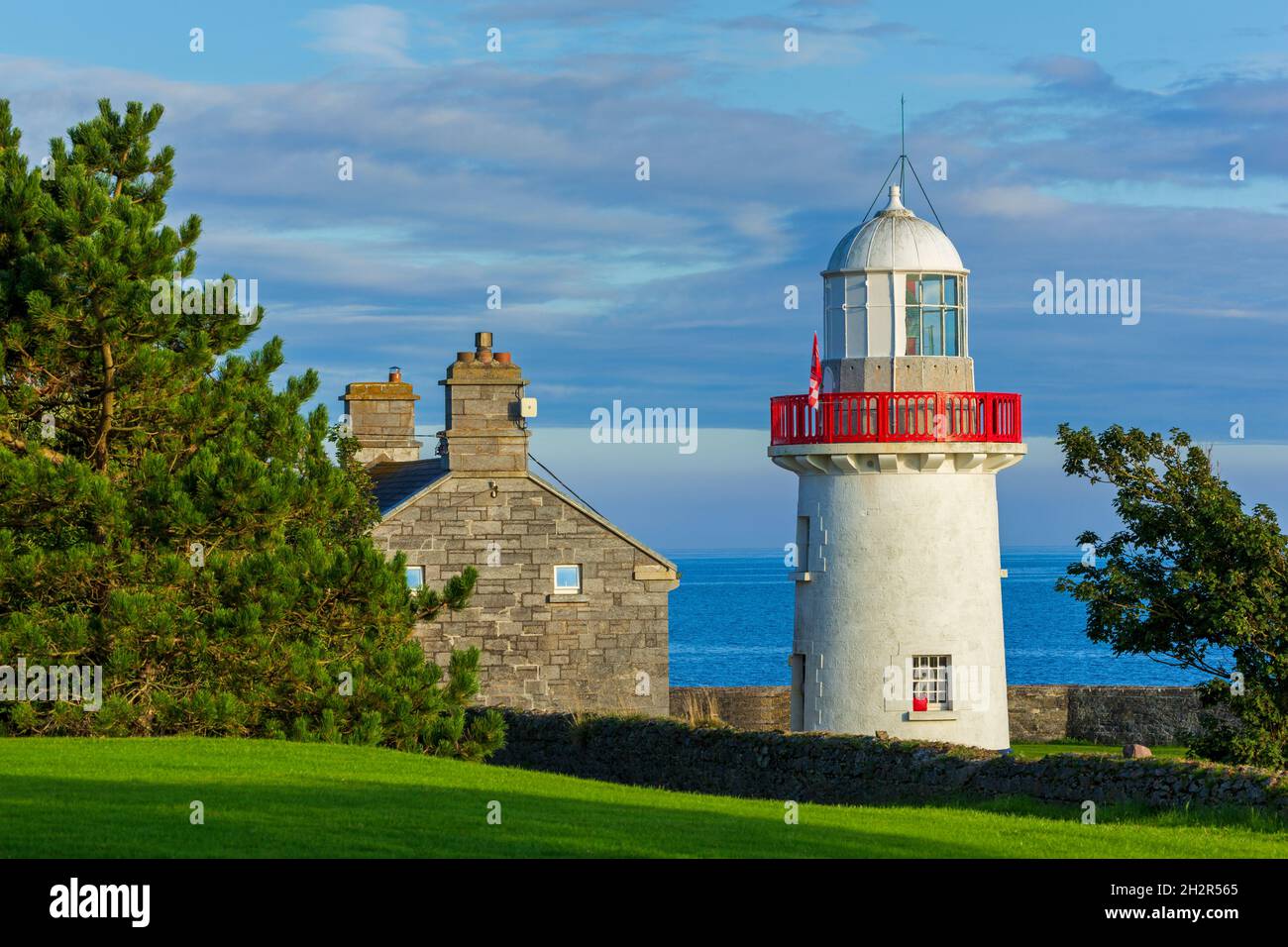 Ballinacourty Lighthouse, Dungarvan, County Waterford, Irland Stockfoto