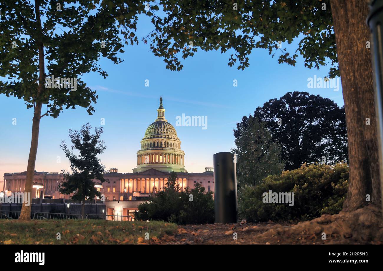 Das Kapitol der Vereinigten Staaten, der Treffpunkt des Kongresses der