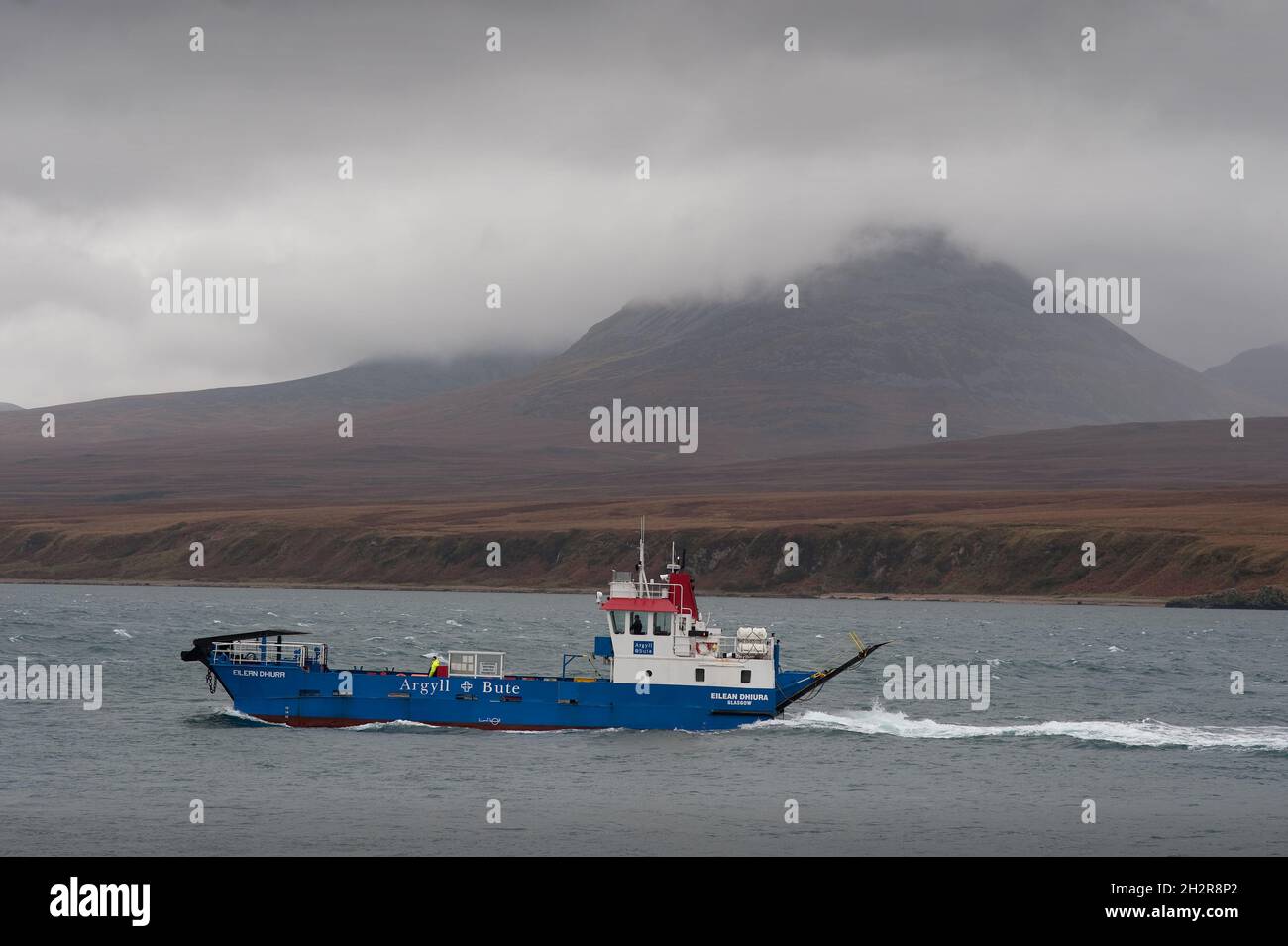 Islay nach Jura Ferry Scotland UK Stockfoto