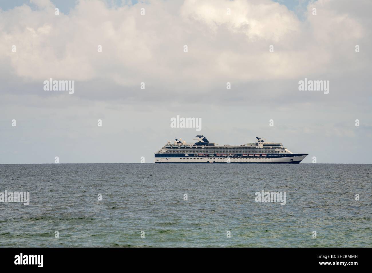 Fort Lauderdale, FL, USA - 23. Oktober 2021: Foto des Cruise Ship Celebrity Constellation Stockfoto