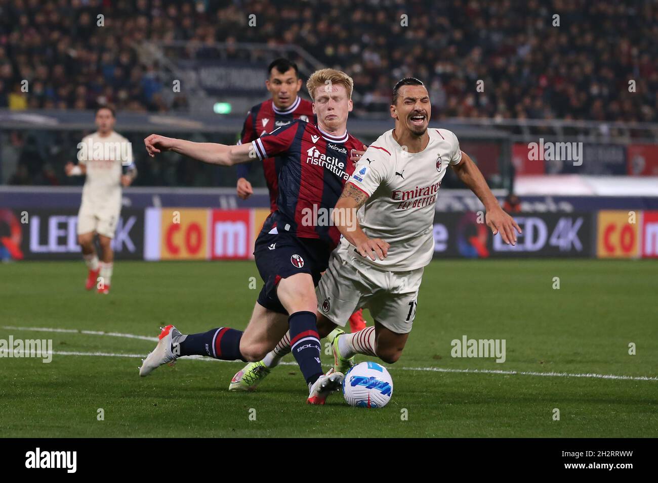Bologna, Italien, 23. Oktober 2021. Während der Serie A Spiel in Renato Dall'Ara, Bologna. Bildnachweis sollte lauten: Jonathan Moscrop / Sportimage Stockfoto