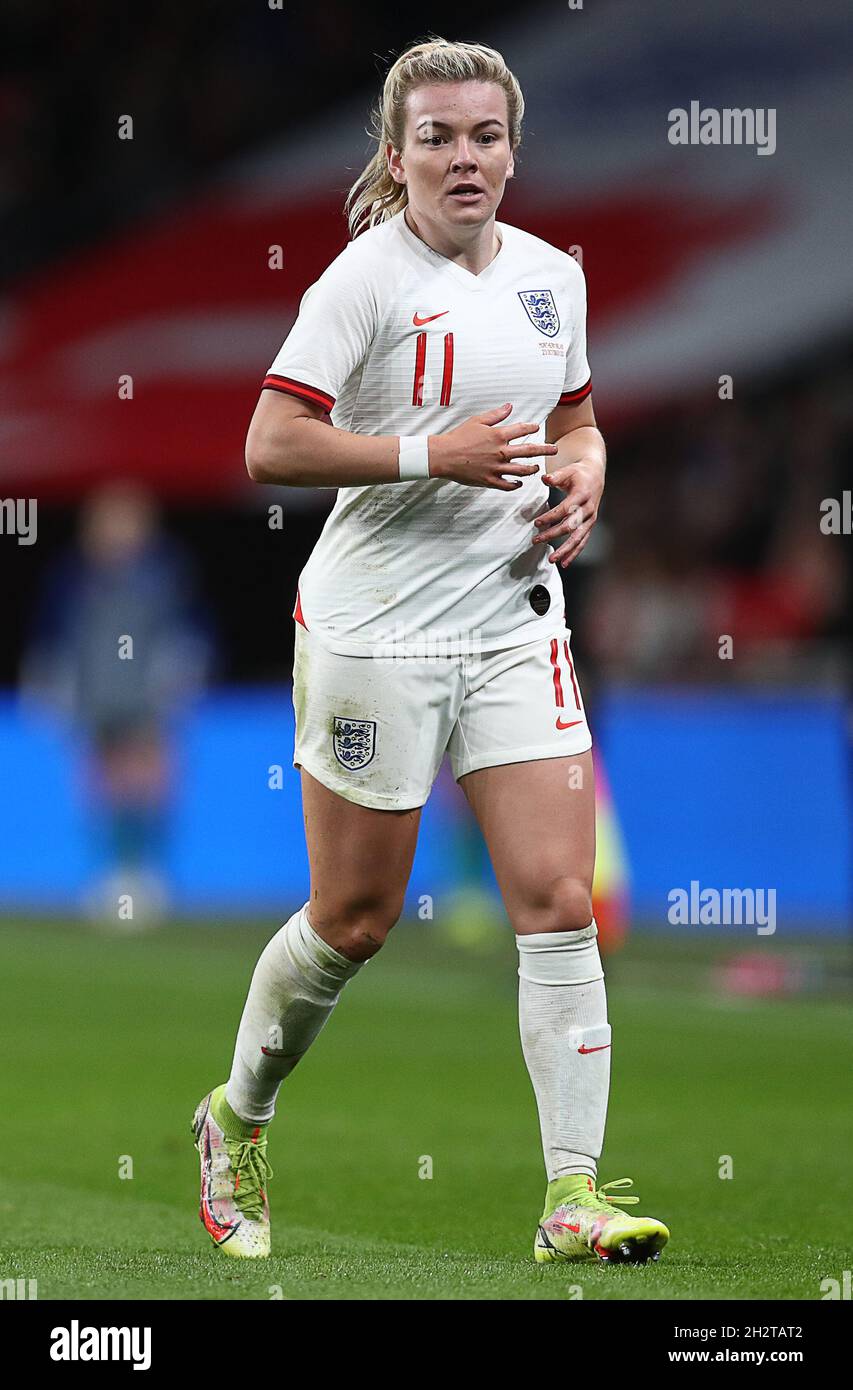 London, England, 23. Oktober 2021. Lauren Hemp aus England während des FIFA 2023 Frauen-WM-Qualifikationsspiel im Wembley Stadium, London. Bildnachweis sollte lauten: Paul Terry / Sportimage Stockfoto