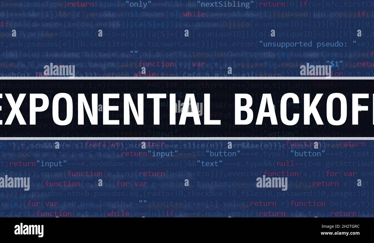 Back Off Software Exponentielle backoff hintergrund -Fotos und -Bildmaterial in hoher ...