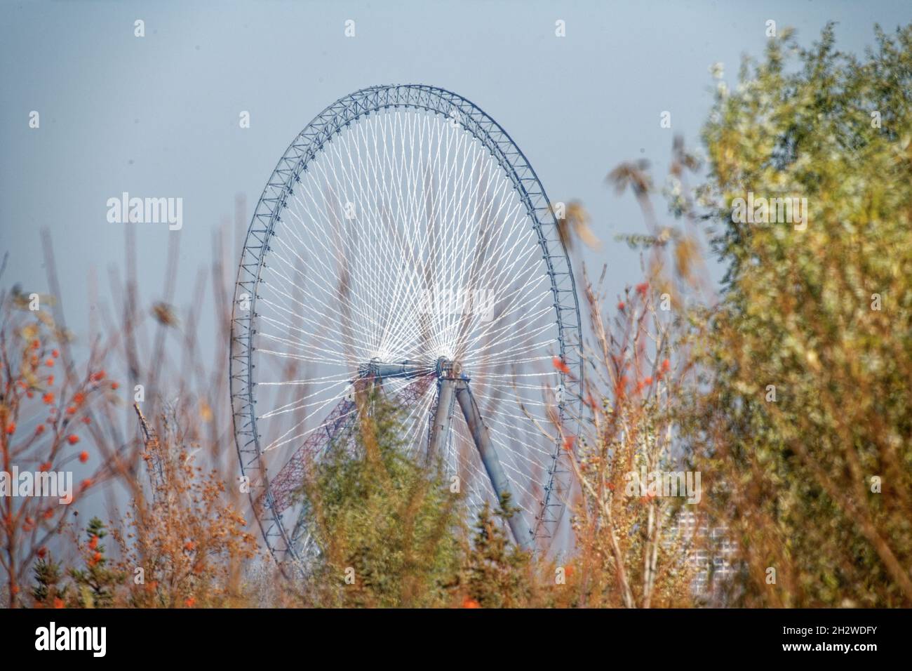 Harbin hat ein neues Riesenrad, das größte in Asien Stockfoto