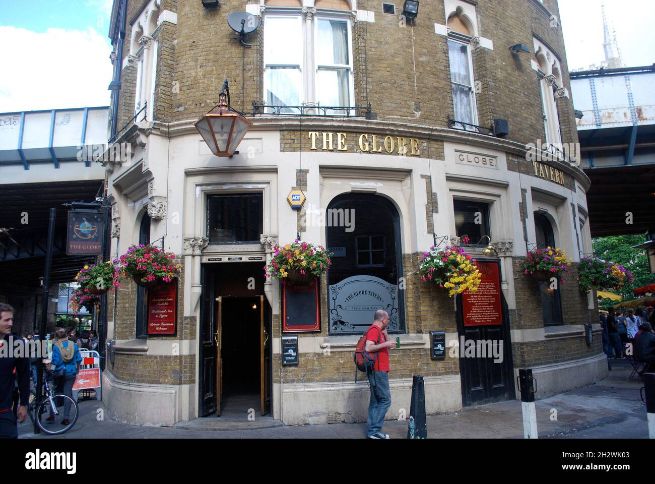 The Globe Tavern in der Nähe des Borough Market in London Stockfoto