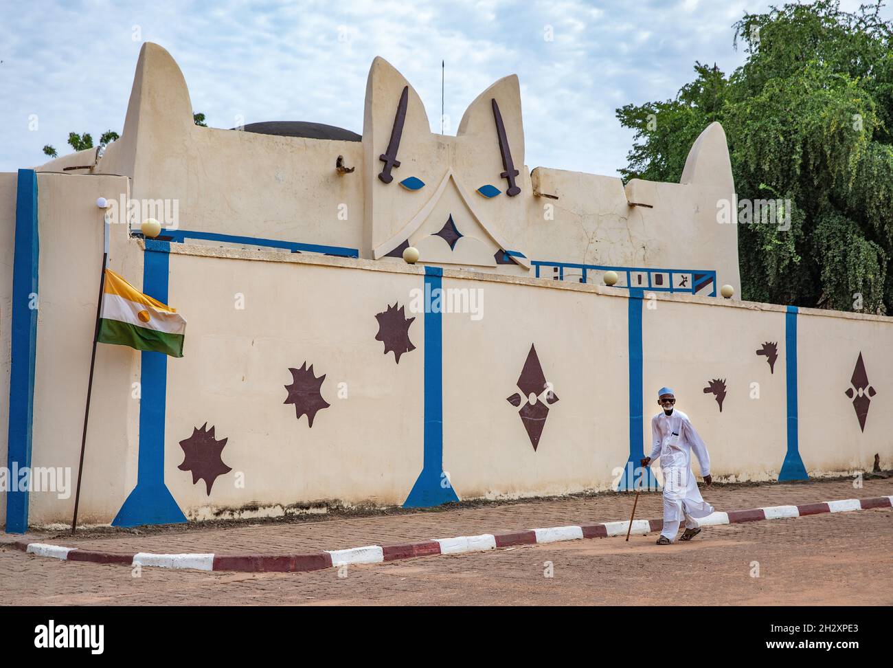 Sultan Palace in Dosso, Niger Stockfoto