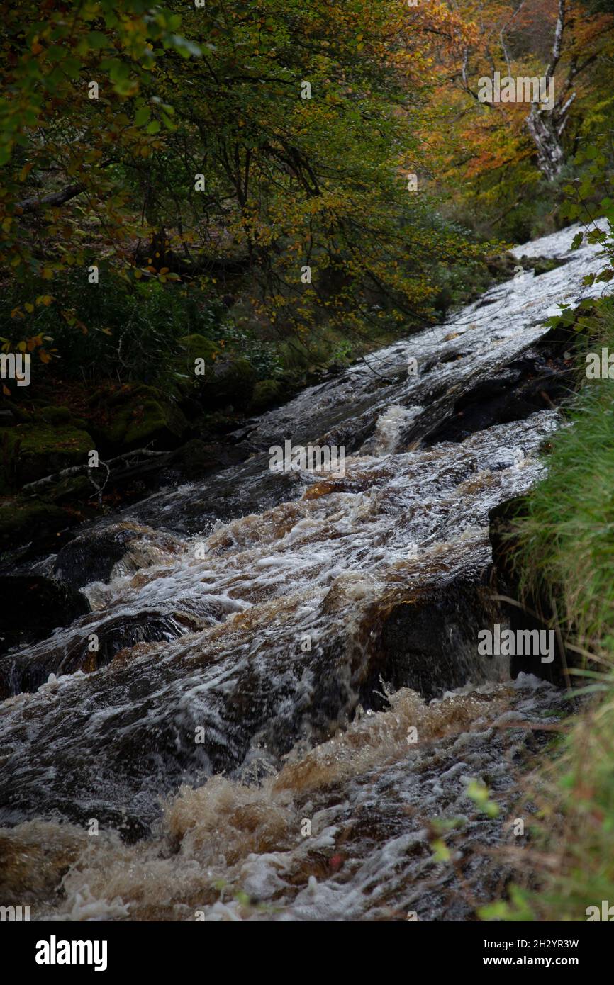 The Greeta River oder River Creed Lews Castle Grounds, Stornoway, Isle of Lewis, Outer Hebrides, Schottland, VEREINIGTES KÖNIGREICH Stockfoto