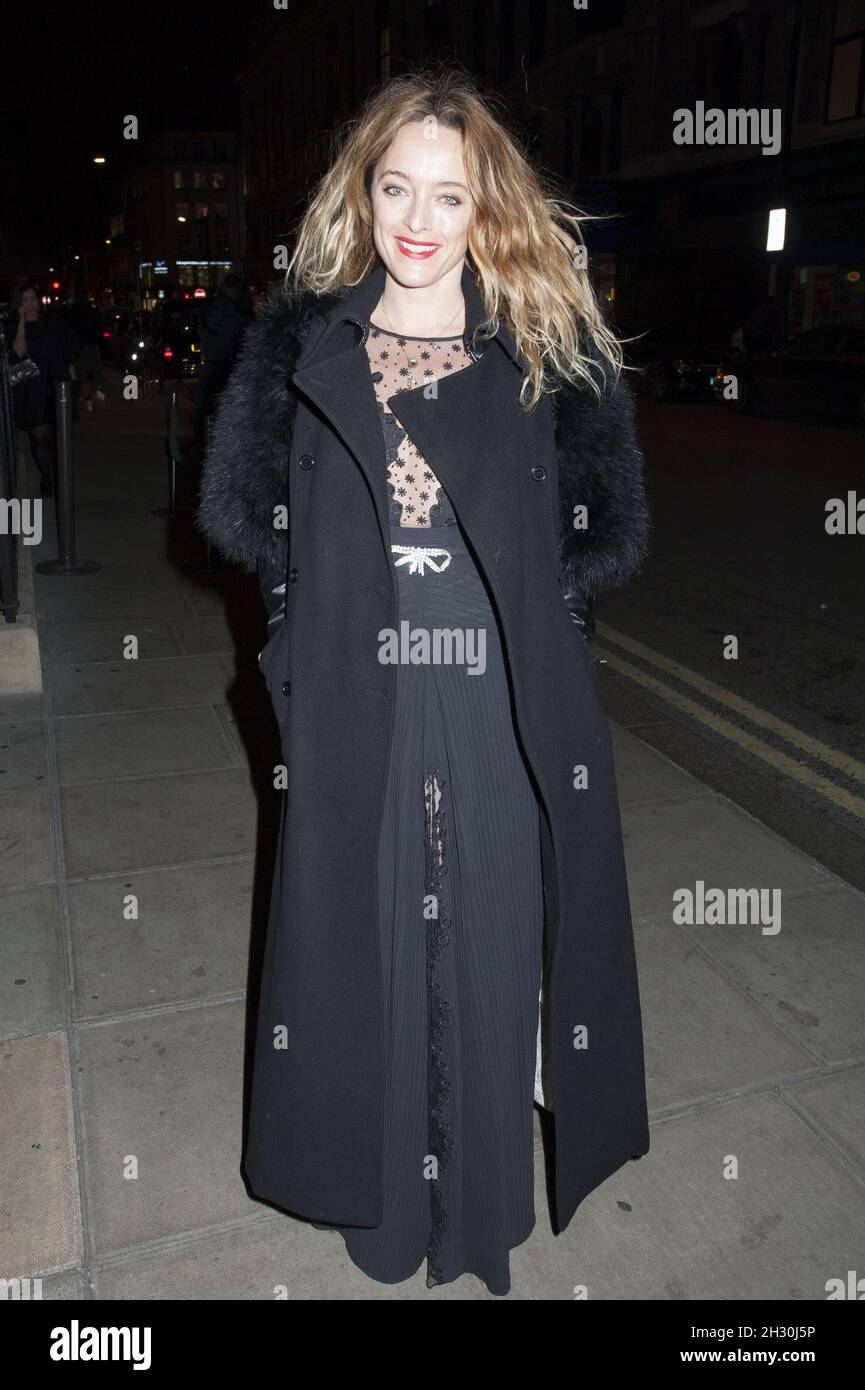 Alice Temperley kommt bei der Red's Hot Women Awards 2013 Cocktailparty auf der London Edition in London an Stockfoto