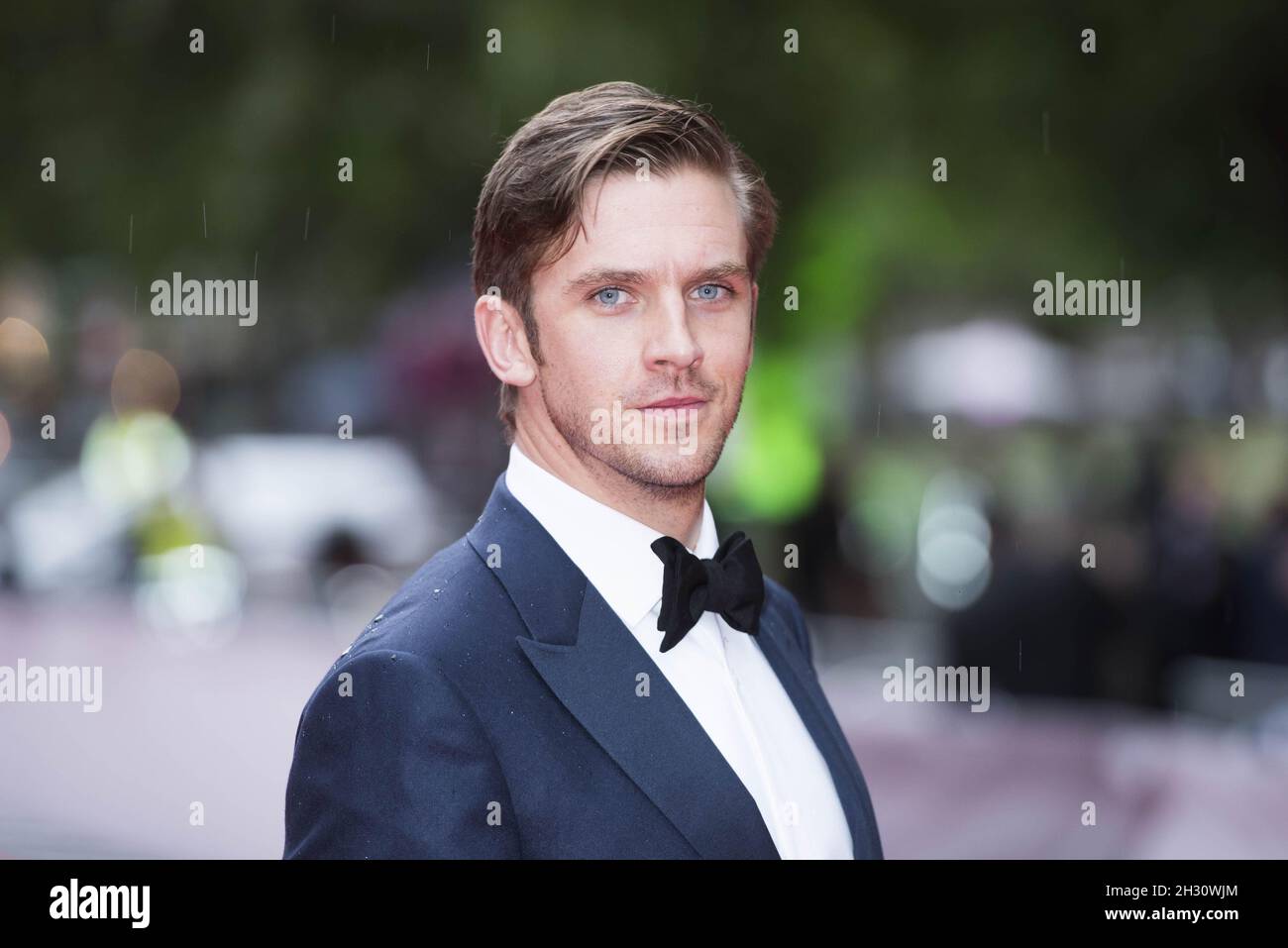 Dan Stevens kommt bei der BAFTA Downton Abbey-Festa im Richmond Theatre - London an Stockfoto