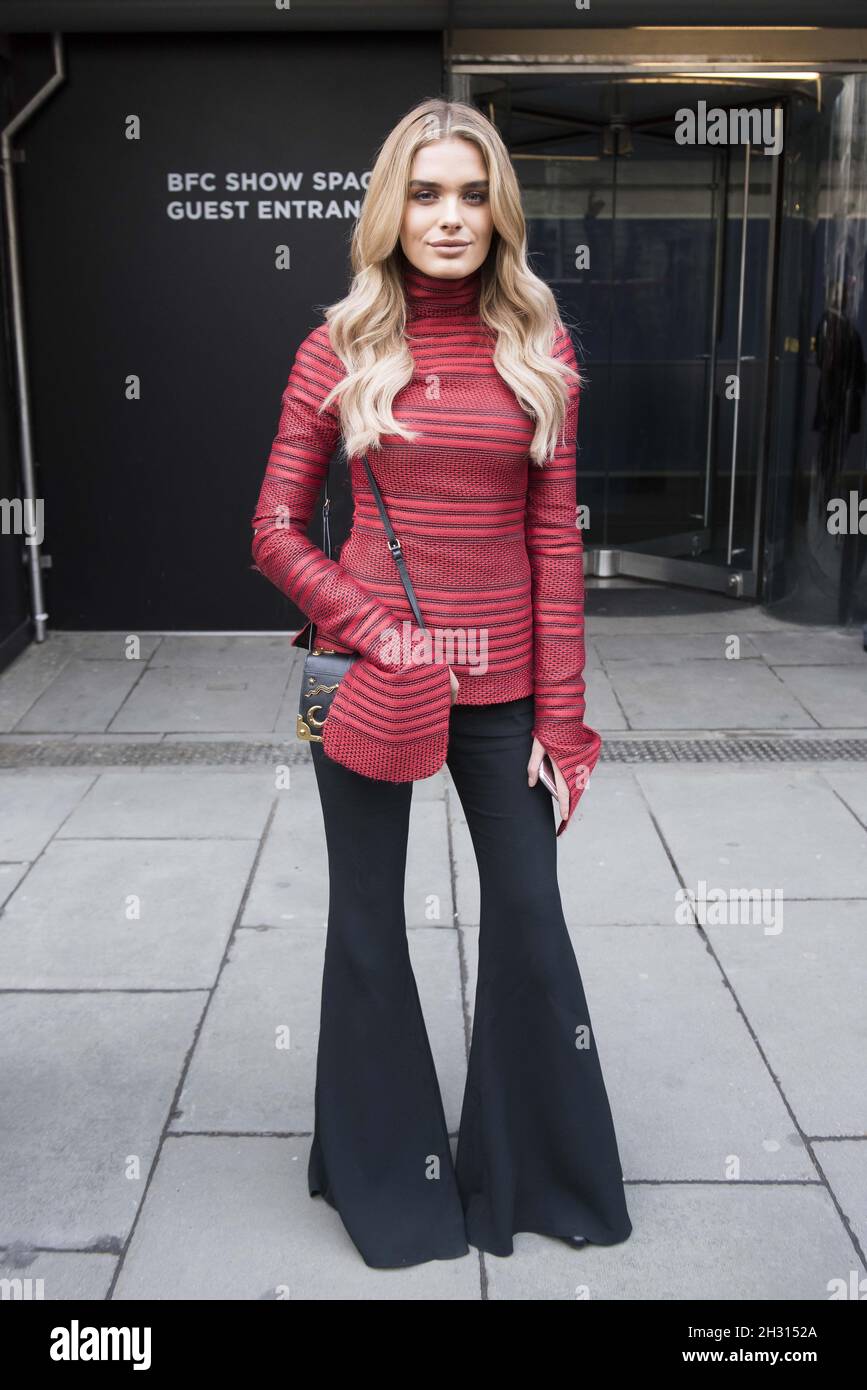 Chloe Lloyd während der London Fashion Week Herbst/Winter 2017 in London. Bilddatum: Freitag, 17. Februar 2017. Bildnachweis sollte lauten: © DavidJensen/EMPICS Entertainment Stockfoto