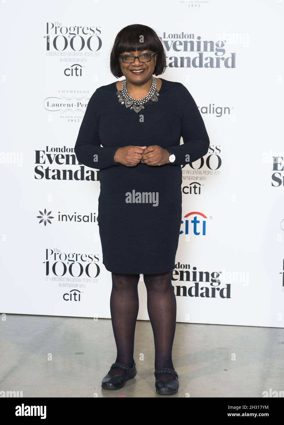 Dianne Abbott nimmt an der jährlichen Progress 1000 des London Evening Standard in London Teil. Bilddatum: Donnerstag, 19. Oktober 2017. Bildnachweis sollte lauten: David Jensen/EMPICS Entertainment Stockfoto