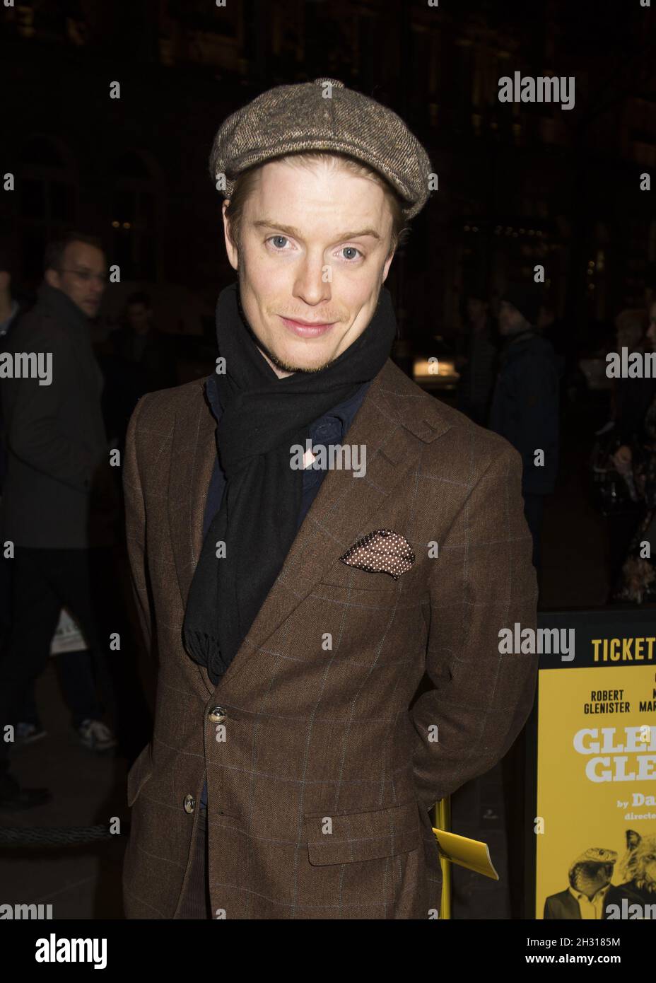 Freddie Fox nimmt an der Glengarry Glen Ross Press Night im Playhouse Theatre, London, Teil. Bilddatum: Donnerstag, 9. November 2017. Bildnachweis sollte lauten: David Jensen/ EMPICS Entertainment Stockfoto