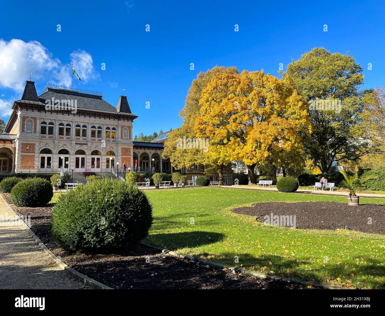 Bad elster Kurort in sachsen Stockfoto