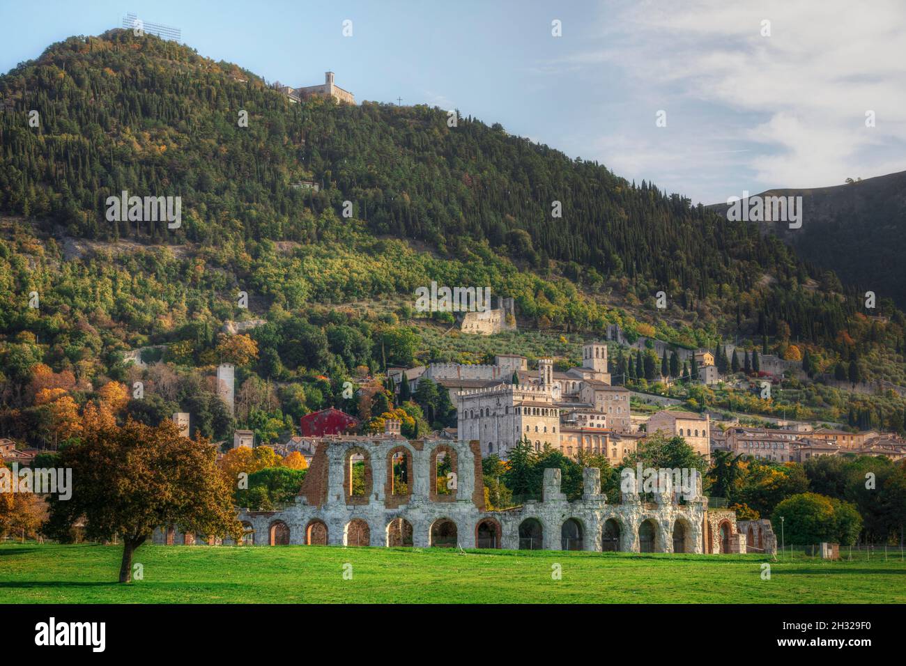 Gubbio, Perugia, Umbrien, Italien Stockfoto